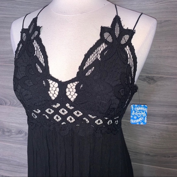 Free People One Adella Maxi Slip Dress Size Small - Picture 4 of 9